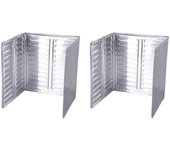 Aluminum Screen Plate Kichen Accessories Pan Oil Splash Protection Oil Baffle Plate Kitchen Frying Gas Stove Protector