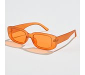 Nuevas gafas de sol retro con montura pequeña, gafas de sol de calle con montura de tinta rectangular europea y americana de moda para hombres y mujeres