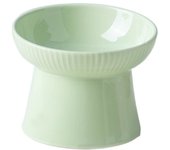 Ceramic Cat Bowl Creative Slanted/Flat Mouth Pet High Foot Bowl Large Capacity Multi-use Dog Food Feeding Basin Neck Protection