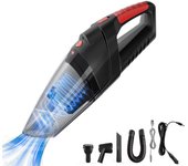 Aspiradora De Mano De 120 W Con Luz LED - Uso En Seco/Húmedo Para Automóvil O Hogar