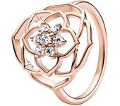 Caliente 100% libélula Margarita hoja Rosa moda circón ajuste Pandora anillo femenino encanto joyería regalo