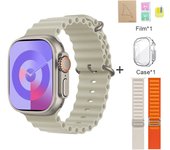 2025 New HK9 Ultra 2 Smartwatch Bluetooth Call Voice Assistant Information Reminder Screen Pointer Compass AMOLED Compatible with Android IOS Smartwatch