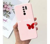 For Redmi 9 9C NFC 9A Case Liquid Silicone TPU Bumper Flower Jelly Women Fashion Coque Bumper For Xiaomi Redmi 9c Redmi9 Capas