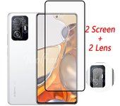 Full Cover Tempered Glass For Xiaomi 11T Pro Screen Protector For Xiaomi 11T 11 T Pro Camera Glass For Xiaomi 11T Pro Glass