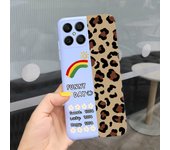 For Huawei Honor X8 X9 X7 2022 4G Case Cow Leopard Print Painting Phone Case Cover For HonorX8 Honor X 7 9 Soft Silicone Bumper