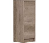 Habitdesign Columna de Baño Suspendido 1 Puerta, Mueble Lavabo, Modelo Dakota, Acabado en Color Nordik, Medidas: 30 cm (Largo) x 74 cm (Alto) x 25,5 cm (Fondo)