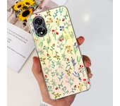 For OPPO A38 4G Case CPH2579 A 38 Shockproof Cover Stylish Flower Love Heart Soft Silicon Funda For OPPO A18 CPH2591 Coque 6.56"