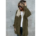 New Autumn and Winter Fur Warm Cotton Coat Mid-length Double-sided Coat