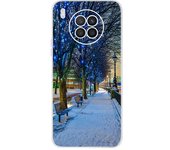 Luxury Fashion Patting Transparent Phone Case For Huawei nova 8i Soft Shockproof Silicone Bumper Nova8i 8 i NEN-L22Back Cover