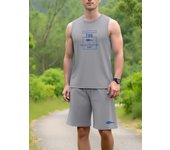 TOQUCL Quick Dry Sports Tank Top Men Bodybuilding Set