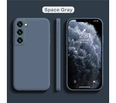 Funda de silicona líquida de lujo para Samsung S25 S24 Galaxy S20 S21 S22 S23 FE Plus Note10 20 A52 A31 A41 A71 A51 A72 A70 A50 Coque