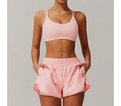 Cloud Sense Quick Dry Yoga Wear Set Cross Back Fitness Top Gym Tight Zipper Long Sleeve Outdoor Running Hip Lifting Sweatpants