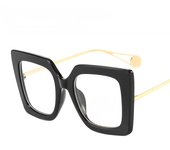Nuevas gafas de sol de moda, gafas de sol cuadradas grandes para mujeres hermosas europeas, gafas planas de moda al por mayor