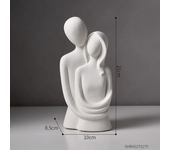 Nordic Abstract Statue Sculpture Thinker Character Ornaments Decoration Resin Ceramic Decor Crafts Living Room Home Decor Gift