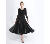 Ropa de rendimiento de competición Falda de baile moderno Nuevo vestido de baile de salón nacional Vestido de péndulo de baile de salón Ropa de baile de vals