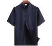 Men's Chinese style clothing Men Chinese Hanfu Kung Fu Shirt