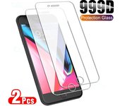 2Pcs 999D Protection Glass For Apple iPhone 7 8 6 6S Plus Tempered Screen Protector iPhone 5 5S 5C SE 2016 2020 Protective Film