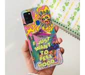 Matte Phone Case For Samsung galaxy A21S Smart Phone Cover Soft Silicone TPU Back Cover For Samsung A21s Galaxy Football Cartoon