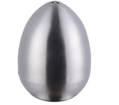 Stainless Steel Condiment Jar Utensils High Quality Egg Shape Upright 3-hole Egg Spice Jar Seasoning Container Household