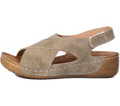 Sandalias de tacón de cuña para mujer, zapatos de moda de verano
