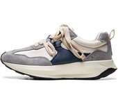 Zapatillas informales de otoño con cordones y suela gruesa para hombre