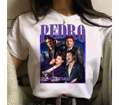 Pedro Pascal t shirt women streetwear anime summer Tee girl streetwear clothing