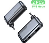 VAORLO AUX Bluetooth 5.3 Audio Receiver Mini portable For Home Stereo Speakers Headphones Car Stereo System PC Support Mic TWS