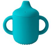 Taza De Silicone Para Bebés Y Niños Pequeños 180ml Aprendizaje De Beber Con Asa Portátil Para Niños Y Niñas De 0 a 6 Años