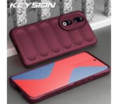 KEYSION Shockproof Case for Honor 90 90 Lite X50i Anti-skid Soft Silicone Phone Cover for Huawei HONOR 70 70 Lite 50 Lite X6 X8
