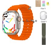 2025 New HK9 Ultra 2 Smartwatch Bluetooth Call Voice Assistant Information Reminder Screen Pointer Compass AMOLED Compatible with Android IOS Smartwatch