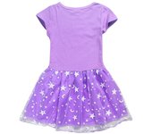 Kids Girls Smiling Critters CatNap Dress Short Sleeve Rainbow Dress Crossbody Bag Birthday Party Skirt