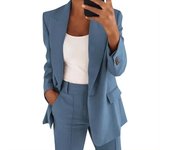 Women's blazer and light trousers, three of 2 pieces