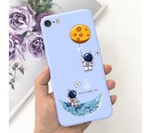 For iPhone SE 2022 Case Lovely Astronaut Silicone Soft TPU Shockproof Bumper For iPhone 7 8 Plus 7Plus 8Plus Coque iPhoneSE Capa