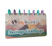 Budget Book 52 Week Binder Saving Challenge Reusable Cash Planner Envelope Fun Money-Saving Organizer
