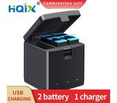 HQIX for GoPro Hero 9 10 11 12 Black Action Camera AHDBT-901 Charger Battery