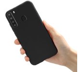 For Samsung Galaxy A21 Case Simple Pudding Cover Silicone Cases For Fundas Samsung A21 A 21 SM-A215U A215U1 Back Cover Soft Case