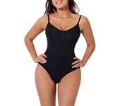 Seamless Covered Bust Jumpsuit Thong Bodysuit Fit Womenswear Comfort Shapewear Basic 5 Breathable Hip