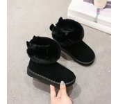 Botas De Nieve Para Niños Botas Cortas De Terciopelo Niña Zapatos Cálidos De Algodón Para Bebé