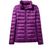 Chaqueta Plumón De Ganso Abrigo Invierno De Otoño Para Mujer x1