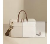 Bolso para computadora portátil de 16 pulgadas, nuevo bolso de viaje de moda casual para mujer 2025, maletín de negocios de color sólido