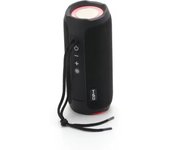 Altavoz Bluetooth con luz ambiental LED, altavoz inalámbrico portátil, sonido grave, altavoz pequeño de tela