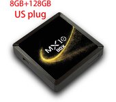 MX10 televisión box Android doméstico 5G WiFi Bluetooth decodificador de tv por internet 4K