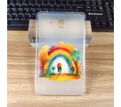 For Samsung Galaxy Tab A7 Lite SM-T225 SM-T220 SM-T225N SM-T227U 8.7 Inch Rainbow Zebra Lips Love Transparent Soft Tablet Cover