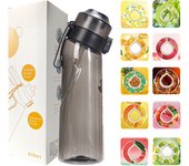 Air UP Water Bottle With 10 Flavor Pods Set, 650ml Alr Up With Straw 0 Sugar Fruit Fragrance Cup For School Outdoor Gym