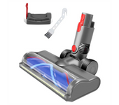 For Dyson V7 V8 V10 V11 V15 Vacuum Attachment Quick Release Motor Head Brush with LED Dust Lights with Switch Lock