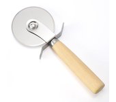 Cortadora de Pizza de Maple inoxidable, de Corte Rueda, Cortadora de masa de Pasta de Pastelería, accesorios profesionales para hornear de Cocina