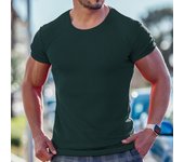 Camiseta De Deporte De Verano Para Hombre Camiseta De Entrenamiento Con Cuello Redondo Y Mangas Cortas Secado Rápido Polyester