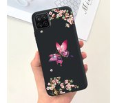 For Funda Samsung Galaxy A12 Ultra Thim Sofu-Touch Matte Liquid Silicone Soft Bumper cover on samsung a12 a125f a 12 galaxy case