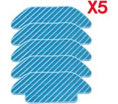 BPfire Roller Soft Brush Side Brush Cloth Mop for Cecotec Conga 5090 4090 6090 Vacuum Cleaner Robot Sweeper Cecotec