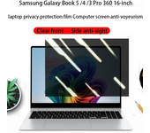 Para portátil Samsung Galaxy Book 5 4 3 Pro 360 de 16 pulgadas, película de protección de privacidad NP960QHA/960QGK/960QFG, pantalla de computadora anti-voyeurismo